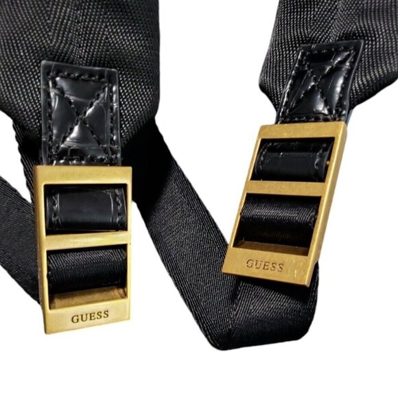 Guess Women's Backpack Large Black Travel Bag - Picture 5 of 12